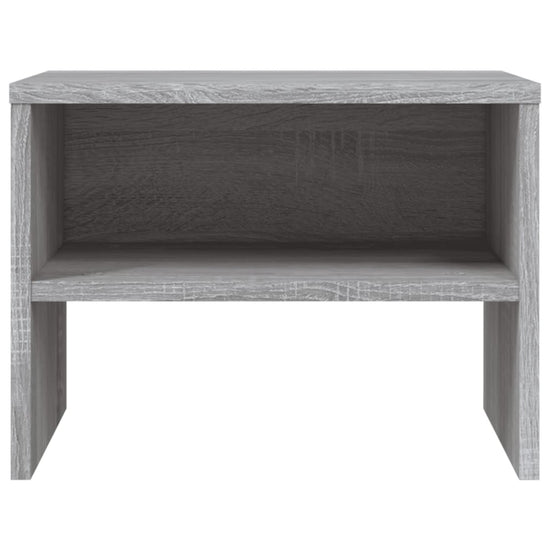 Nachtkastjes 2 st 40x30x30 cm bewerkt hout grijs sonoma eiken MeubelReus
