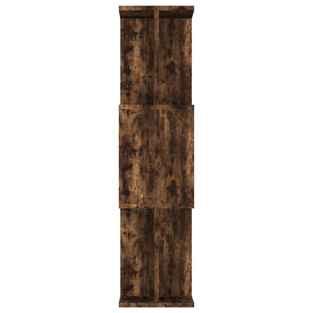 Boekenkast / kamerscherm 80x24x96 cm bewerkt hout gerookt eiken MeubelReus