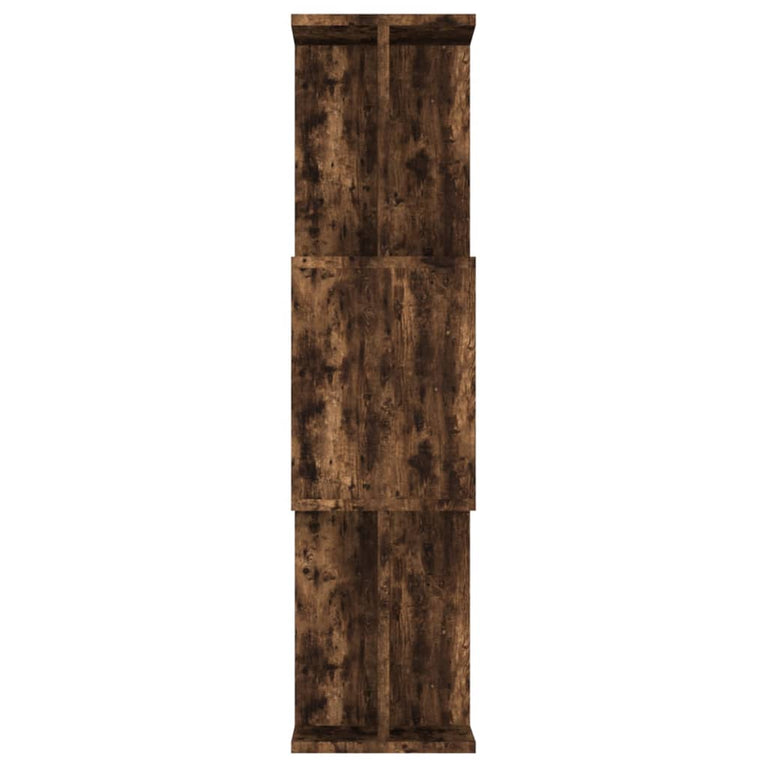 Boekenkast / kamerscherm 80x24x96 cm bewerkt hout gerookt eiken MeubelReus