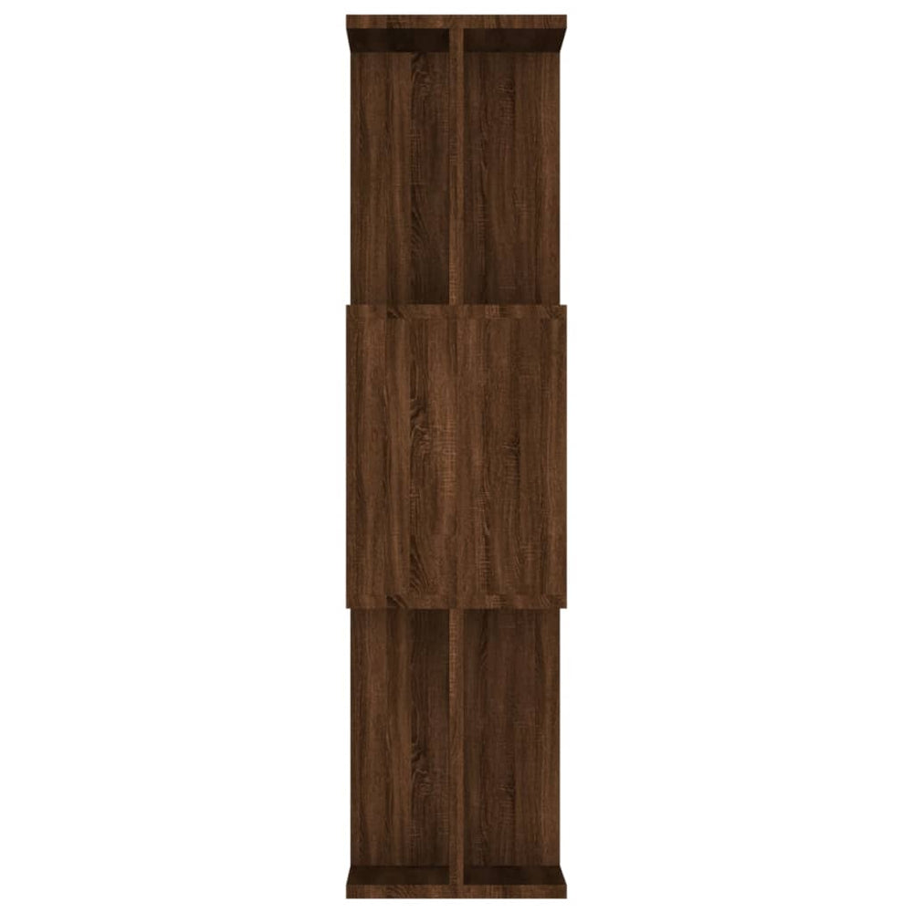 Boekenkast / kamerscherm 80x24x96 cm bewerkt hout bruineiken MeubelReus