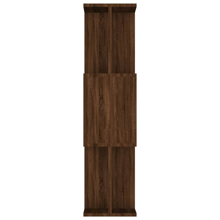 Boekenkast / kamerscherm 80x24x96 cm bewerkt hout bruineiken MeubelReus