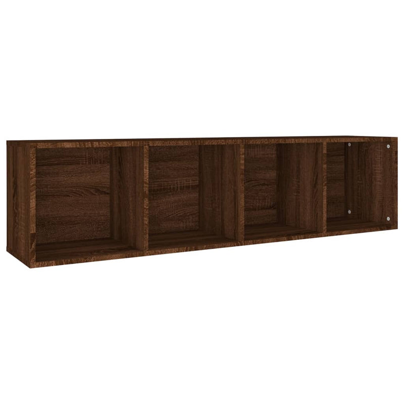 Boekenkast / tv-meubel 36x30x143 cm bruin eikenkleur MeubelReus