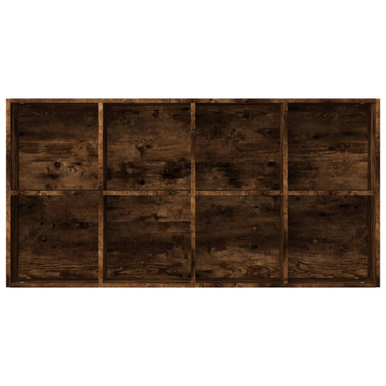 Boekenkast 66x30x130 cm bewerkt hout gerookt eikenkleurig MeubelReus