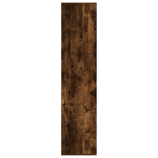 Boekenkast 66x30x130 cm bewerkt hout gerookt eikenkleurig MeubelReus