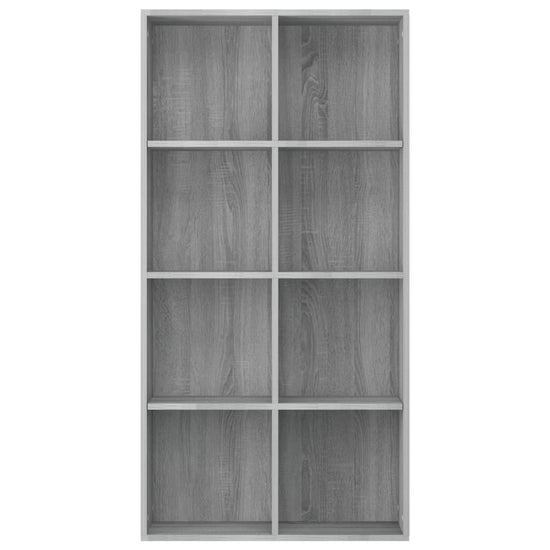 Boekenkast 66x30x130 cm bewerkt hout sonoma grijs MeubelReus