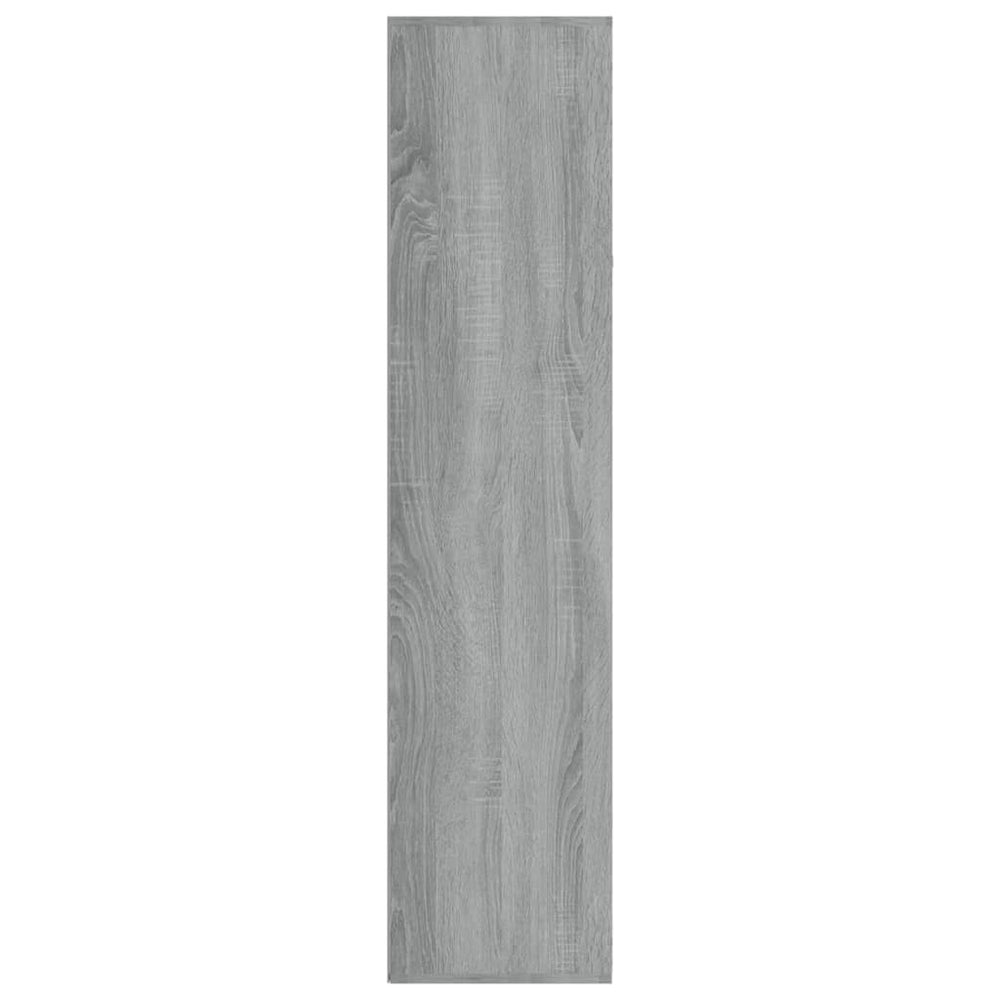 Boekenkast 66x30x130 cm bewerkt hout sonoma grijs MeubelReus