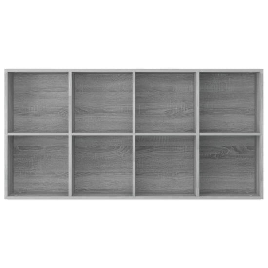 Boekenkast 66x30x130 cm bewerkt hout sonoma grijs MeubelReus