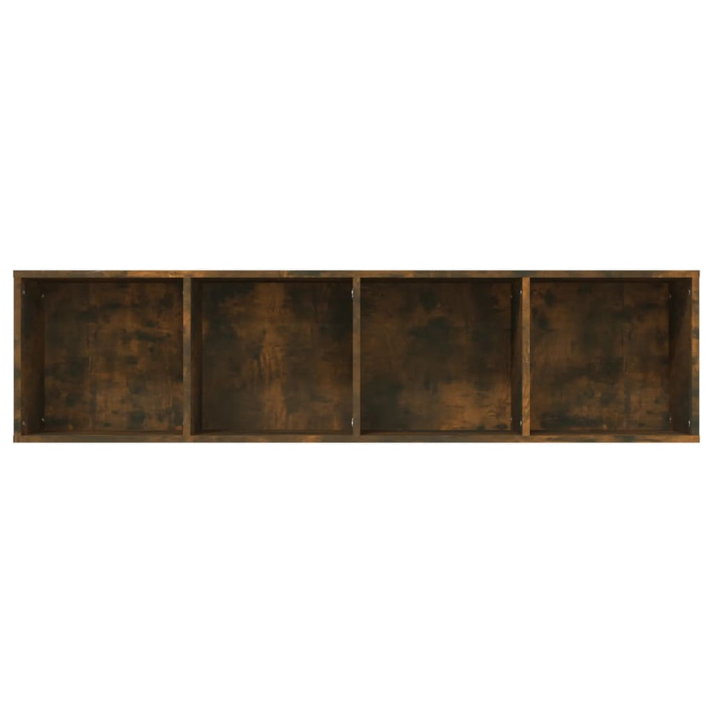 Boekenkast/tv-meubel 143x30x36 cm bewerkt hout gerookt eiken MeubelReus