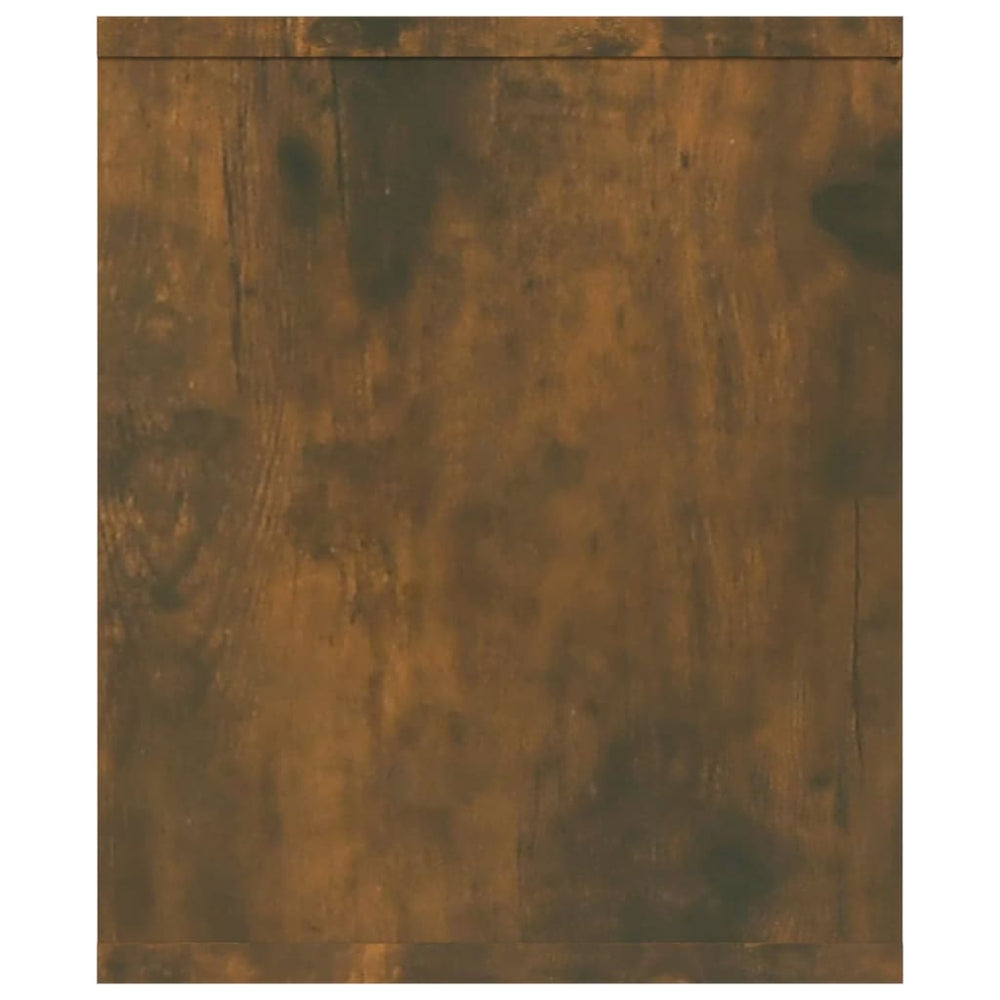 Boekenkast/tv-meubel 143x30x36 cm bewerkt hout gerookt eiken MeubelReus