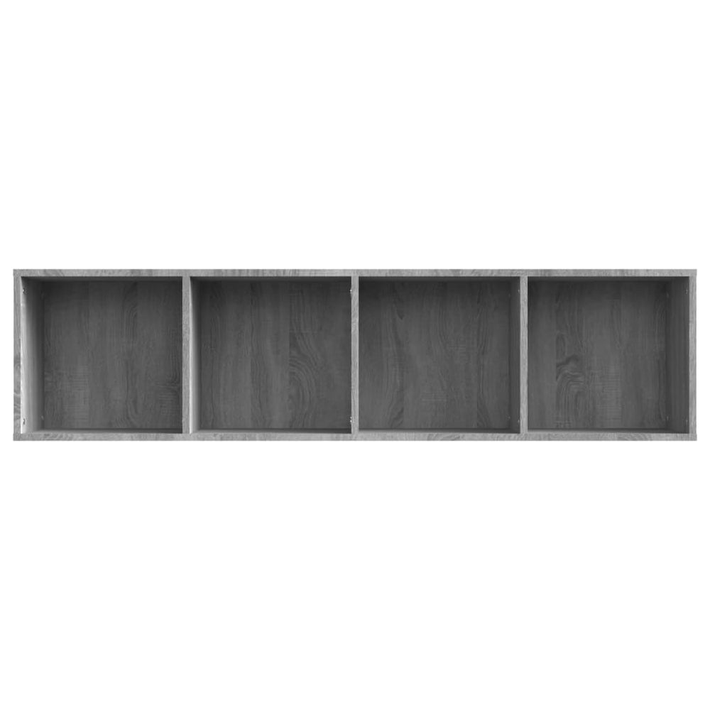 Boekenkast/tv-meubel 143x30x36 cm bewerkt hout grijs sonoma MeubelReus