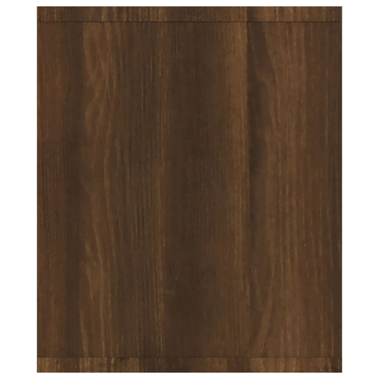 Boekenkast/tv-meubel 143x30x36 cm bewerkt hout bruineikenkleur MeubelReus