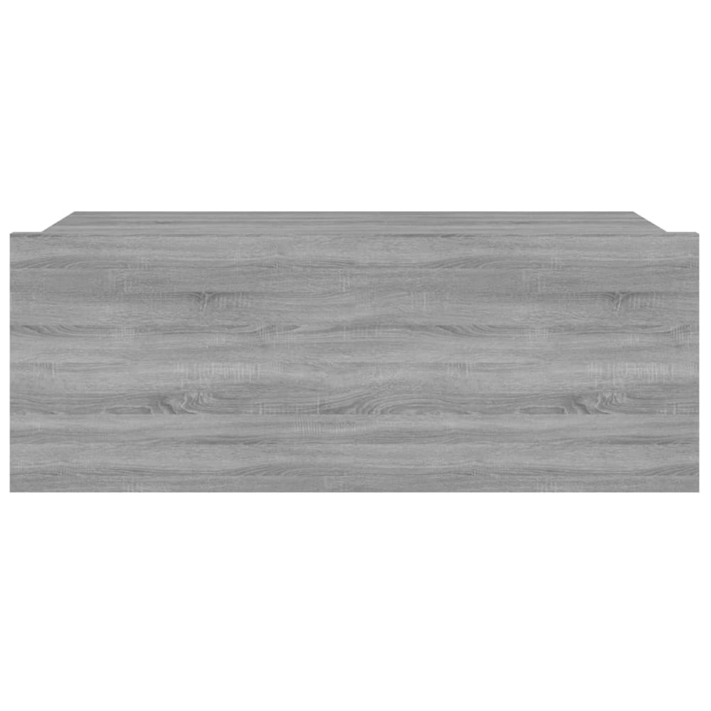 Nachtkastjes 2 st zwevend 40x30x15 cm bewerkt hout grijs sonoma MeubelReus