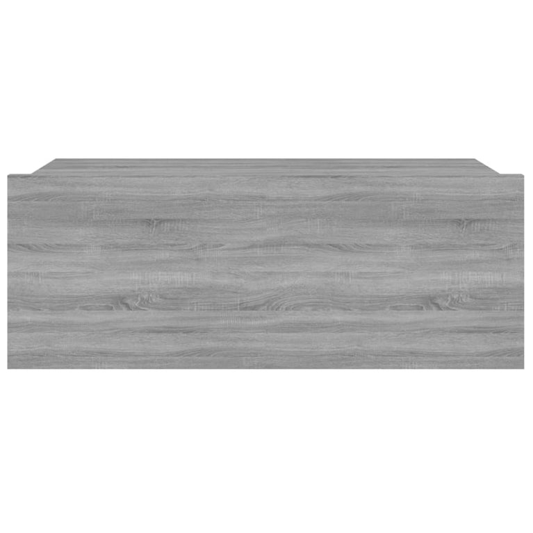 Nachtkastjes 2 st zwevend 40x30x15 cm bewerkt hout grijs sonoma MeubelReus