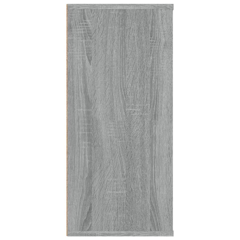 Boekenkast/dressoir 66x30x98 cm bewerkt hout grijs sonoma eiken MeubelReus