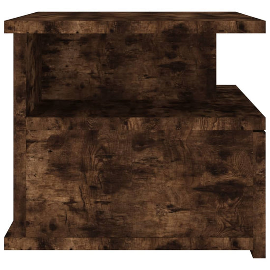 Nachtkastjes 2 st zwevend 40x31x27 cm hout gerookt eikenkleurig MeubelReus