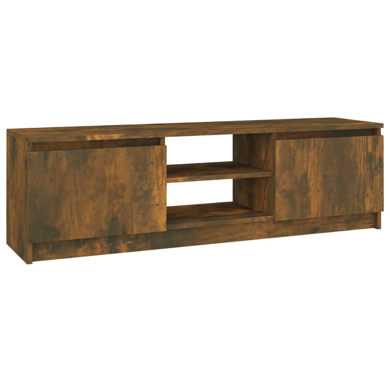 Tv-meubel 120x30x35,5 cm bewerkt hout gerookt eikenkleurig MeubelReus