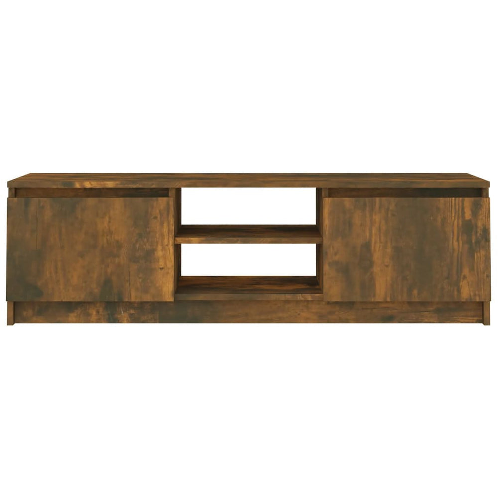 Tv-meubel 120x30x35,5 cm bewerkt hout gerookt eikenkleurig MeubelReus