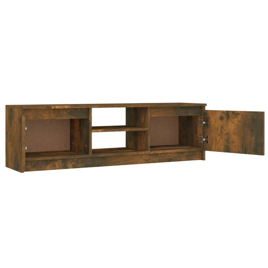 Tv-meubel 120x30x35,5 cm bewerkt hout gerookt eikenkleurig MeubelReus