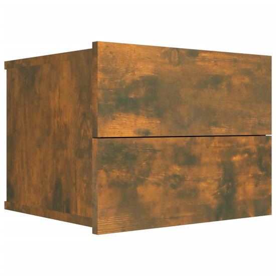 Nachtkastjes 2 st 40x30x30 cm bewerkt hout gerookt eikenkleurig MeubelReus