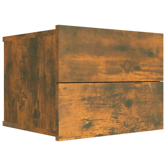 Nachtkastjes 2 st 40x30x30 cm bewerkt hout gerookt eikenkleurig MeubelReus