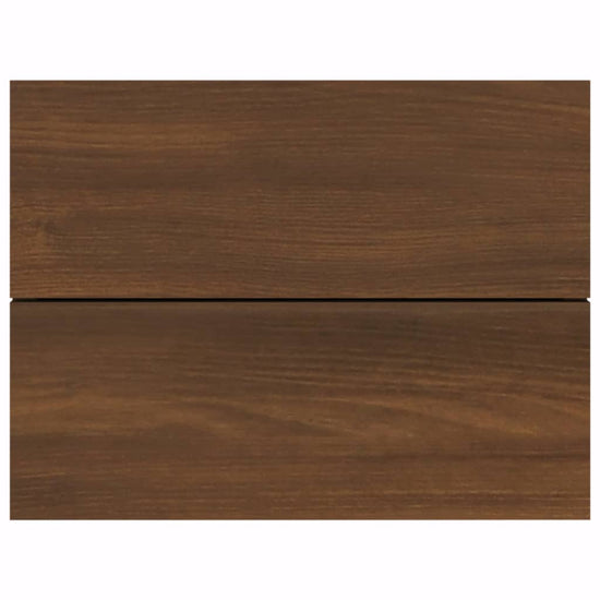 Nachtkastje 40x30x30 cm bewerkt hout bruin eikenkleur MeubelReus
