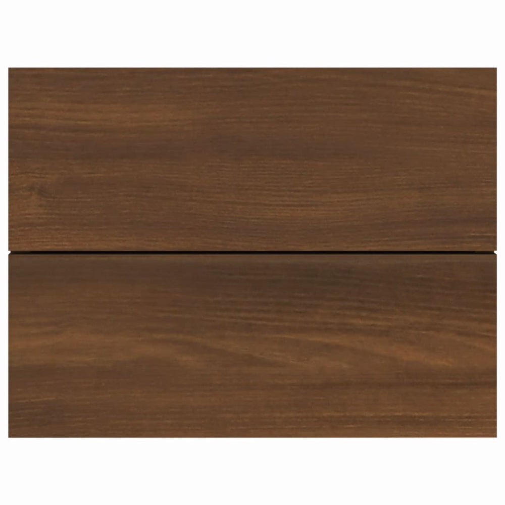 Nachtkastjes 2 st 40x30x30 cm bewerkt hout bruin eikenkleur MeubelReus