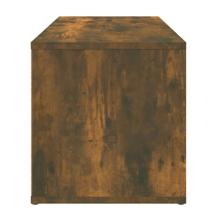 Tv-meubel 80x34x36 cm bewerkt hout gerookt eikenkleurig MeubelReus