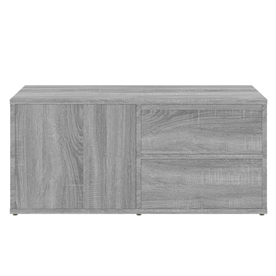 Tv-meubel 80x34x36 cm bewerkt hout grijs sonoma eikenkleurig MeubelReus