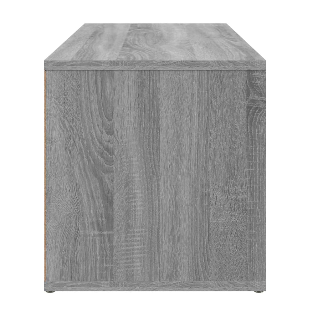 Tv-meubel 80x34x36 cm bewerkt hout grijs sonoma eikenkleurig MeubelReus