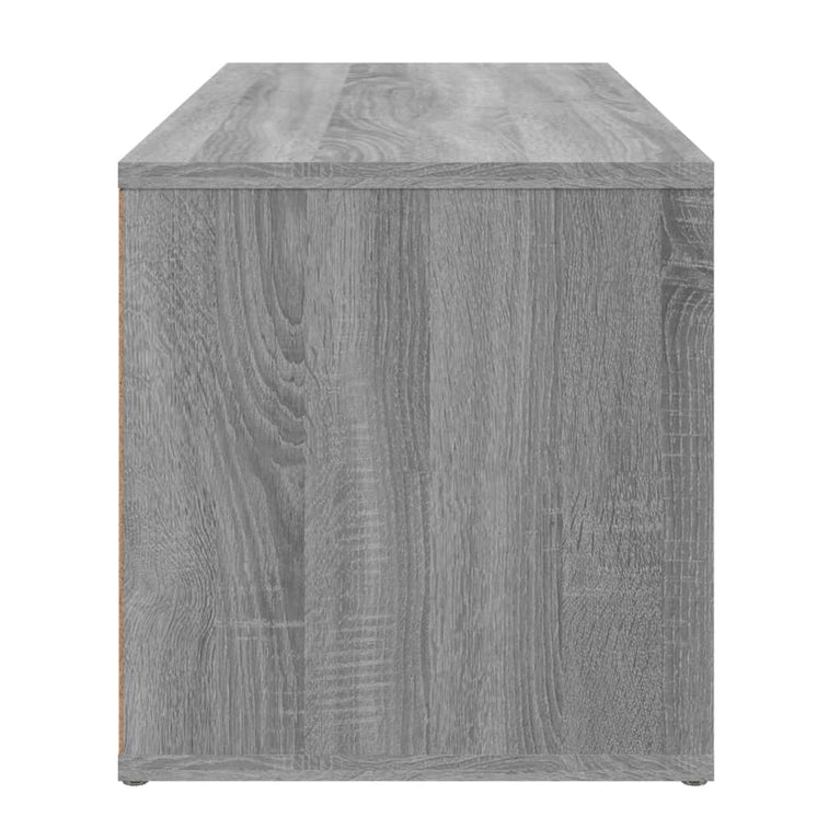 Tv-meubel 80x34x36 cm bewerkt hout grijs sonoma eikenkleurig MeubelReus