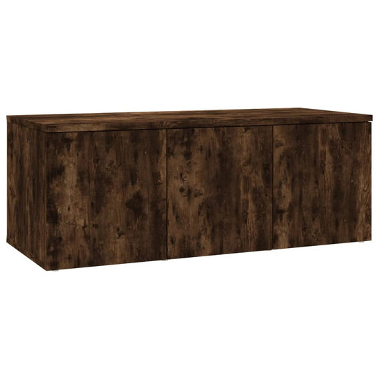 Tv-meubel 80x34x30 cm bewerkt hout gerookt eikenkleurig MeubelReus