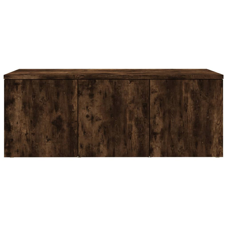 Tv-meubel 80x34x30 cm bewerkt hout gerookt eikenkleurig MeubelReus