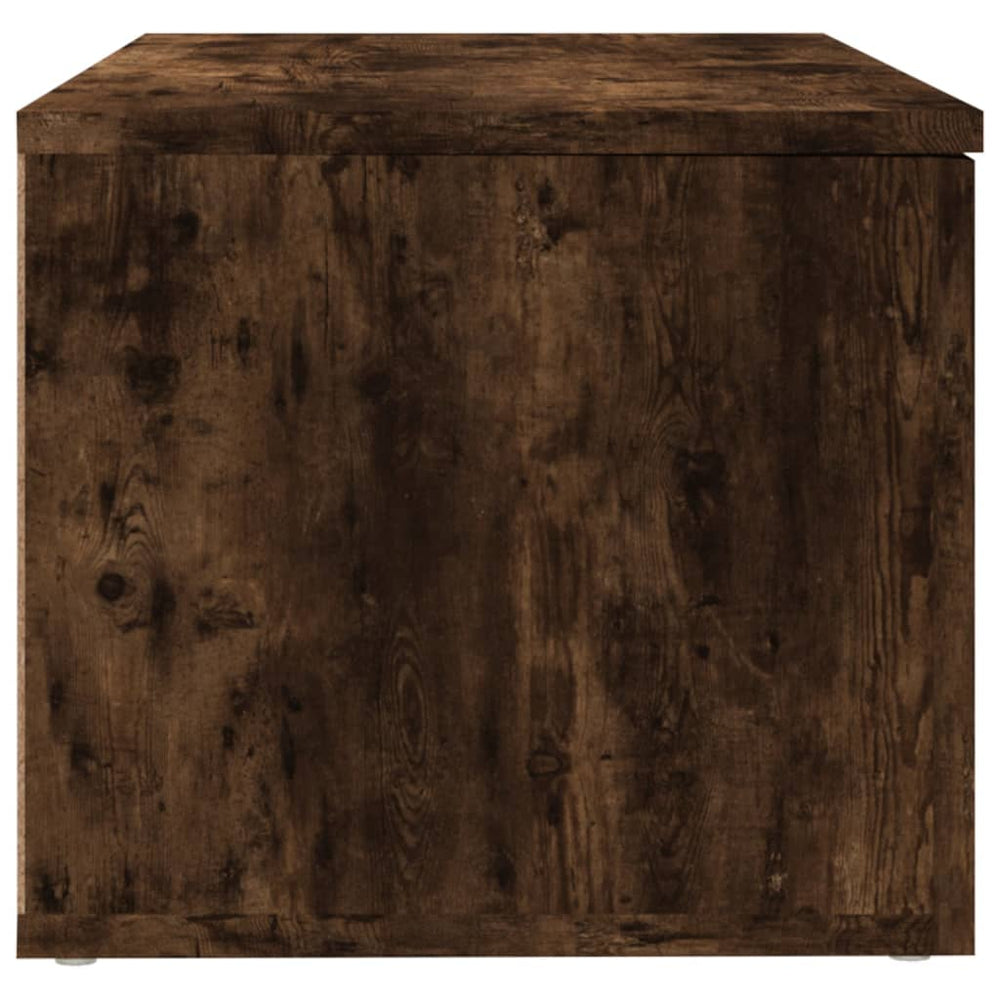 Tv-meubel 80x34x30 cm bewerkt hout gerookt eikenkleurig MeubelReus