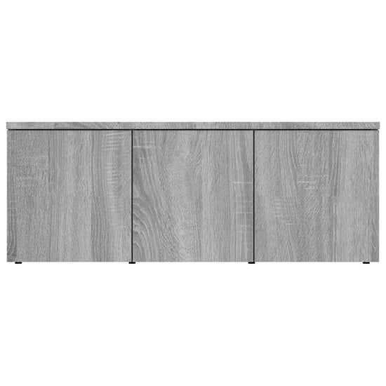 Tv-meubel 80x34x30 cm bewerkt hout grijs sonoma eikenkleurig MeubelReus