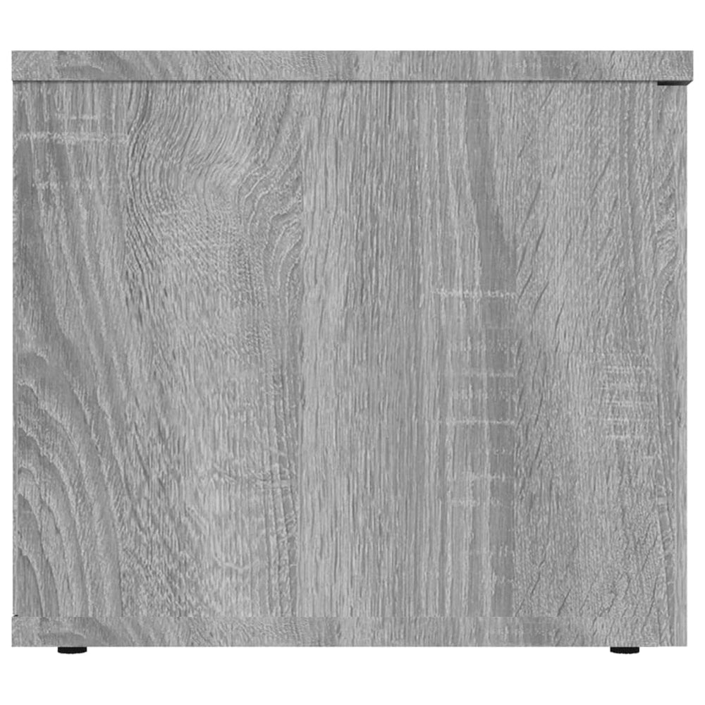 Tv-meubel 80x34x30 cm bewerkt hout grijs sonoma eikenkleurig MeubelReus