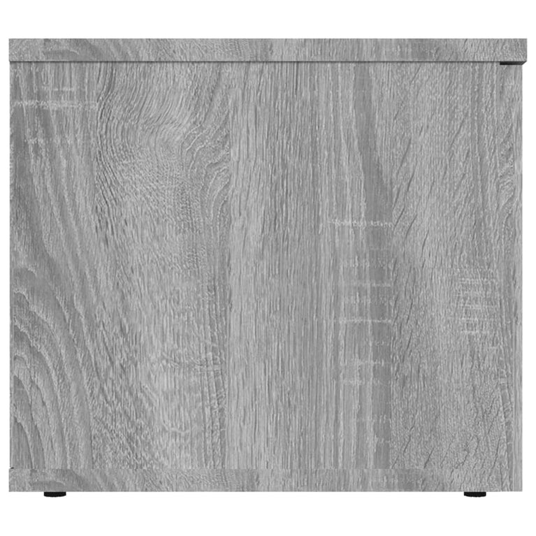 Tv-meubel 80x34x30 cm bewerkt hout grijs sonoma eikenkleurig MeubelReus