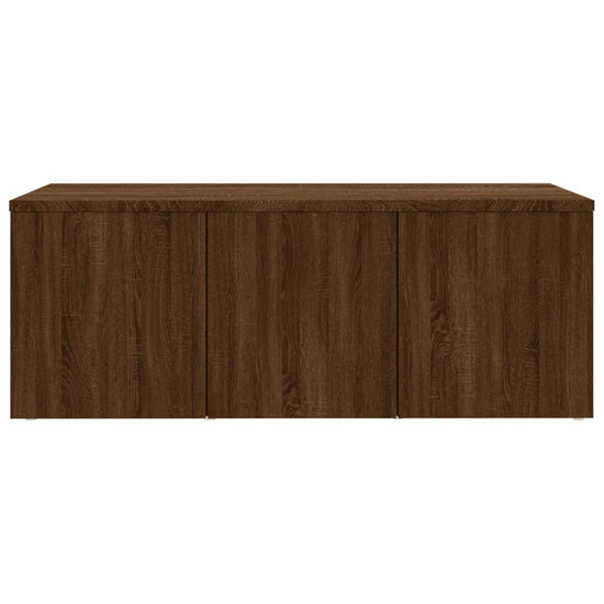 Tv-meubel 80x34x30 cm bewerkt hout bruin eikenkleur MeubelReus