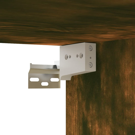 Tv-meubel 80x30x30 cm bewerkt hout gerookt eikenkleurig MeubelReus