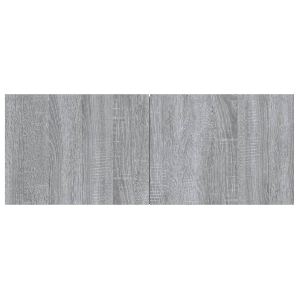 Tv-meubel 80x30x30 cm bewerkt hout grijs sonoma eikenkleurig MeubelReus