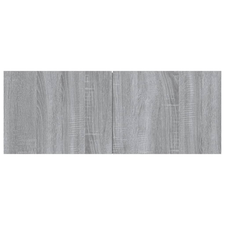 Tv-meubel 80x30x30 cm bewerkt hout grijs sonoma eikenkleurig MeubelReus