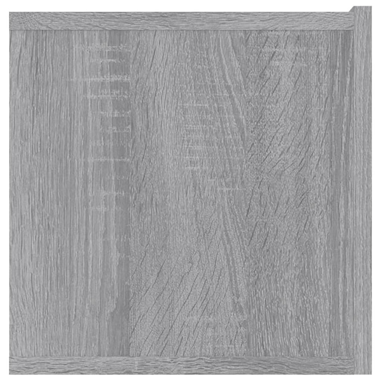 Tv-meubel 80x30x30 cm bewerkt hout grijs sonoma eikenkleurig MeubelReus