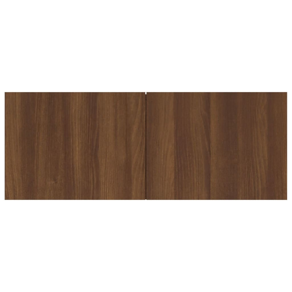 Tv-meubel 80x30x30 cm bewerkt hout bruineikenkleurig MeubelReus