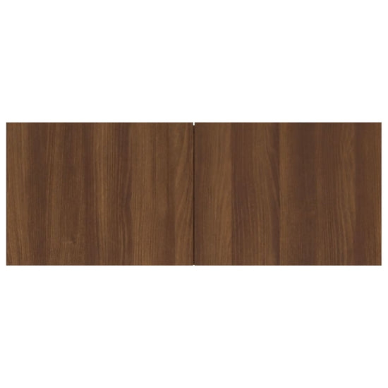 Tv-meubel 80x30x30 cm bewerkt hout bruineikenkleurig MeubelReus