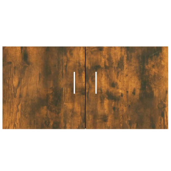 Hangkast 80x39x40 cm bewerkt hout gerookt eikenkleurig MeubelReus
