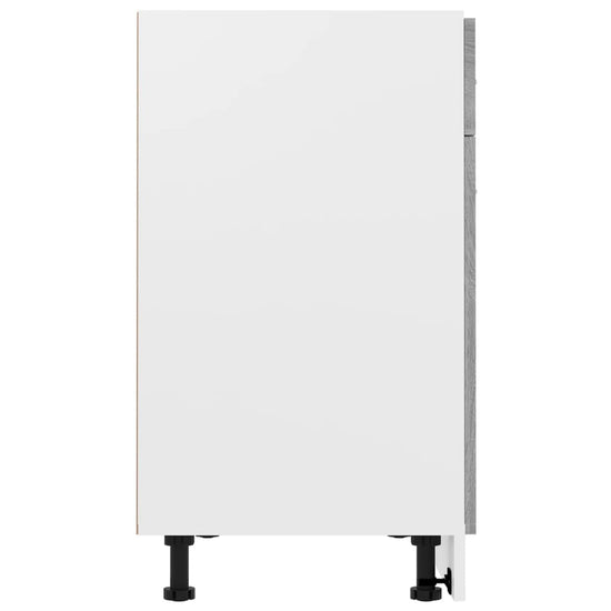 Onderkast met lade 80x46x81,5 cm bewerkt hout grijs sonoma MeubelReus