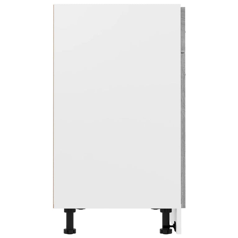 Onderkast met lade 80x46x81,5 cm bewerkt hout grijs sonoma MeubelReus