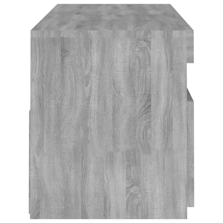 Tv-meubel met LED-verlichting 120x35x40 cm grijs sonoma eiken MeubelReus
