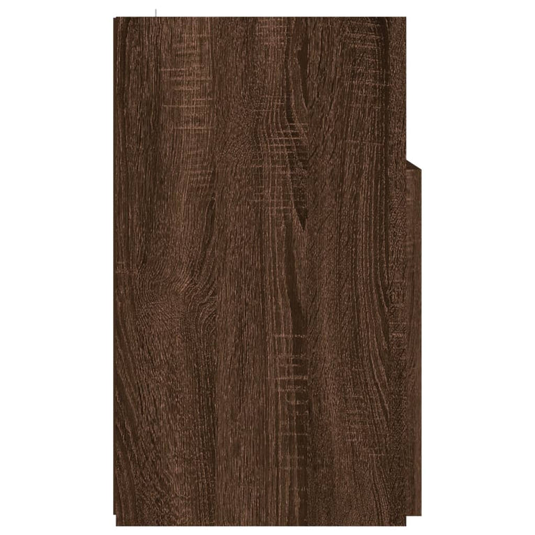 Tv-meubel met LED-verlichting 120x30x50 cm bruineikenkleurig MeubelReus