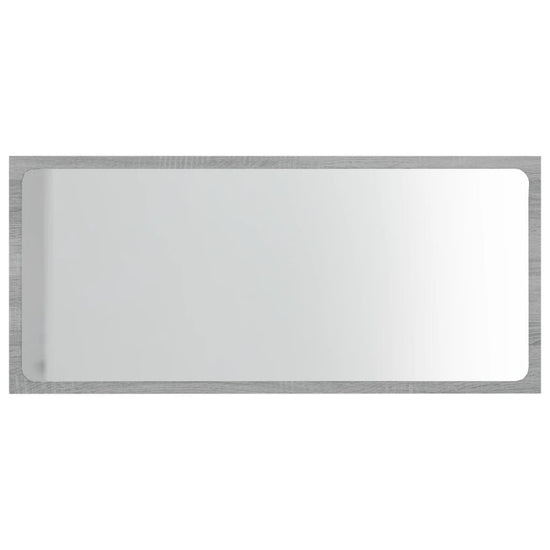 2-delige Badkamermeubelset bewerkt hout grijs sonoma eikenkleur MeubelReus