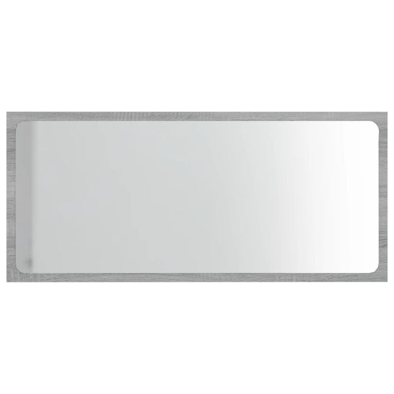 2-delige Badkamermeubelset bewerkt hout grijs sonoma eikenkleur MeubelReus